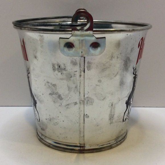 Hudepohl Beer Brewing Company Galvanized Metal Chill Pail Can Cincinnati Ohio - Picture 5 of 10
